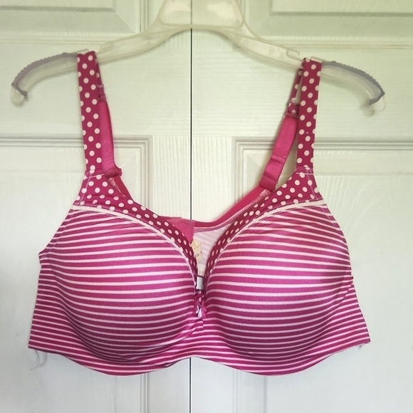 Deesse Bra Pink Polkadot Size  44D - Picture 1 of 13